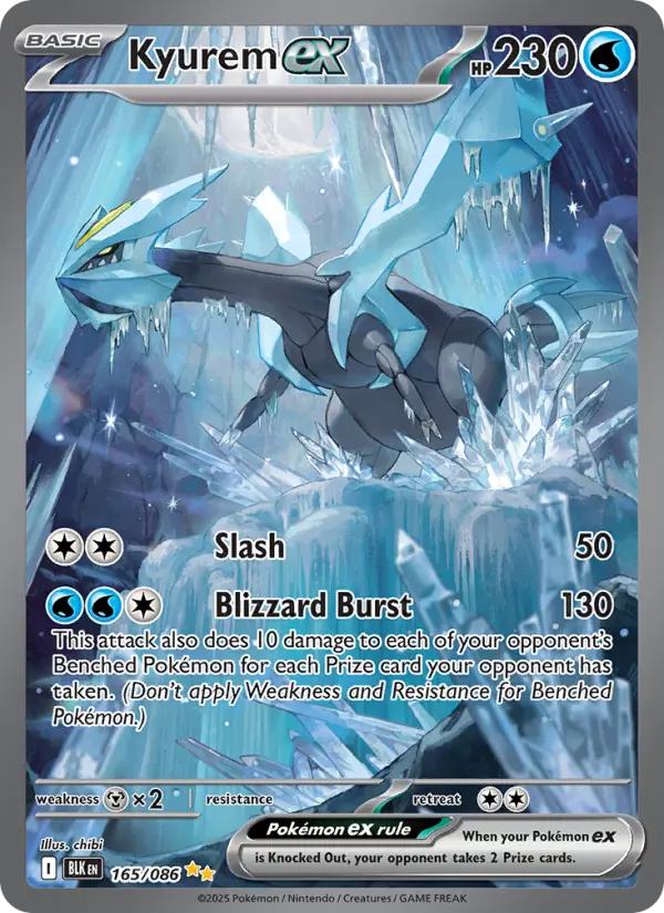 Kyurem ex — Black Bolt card #165