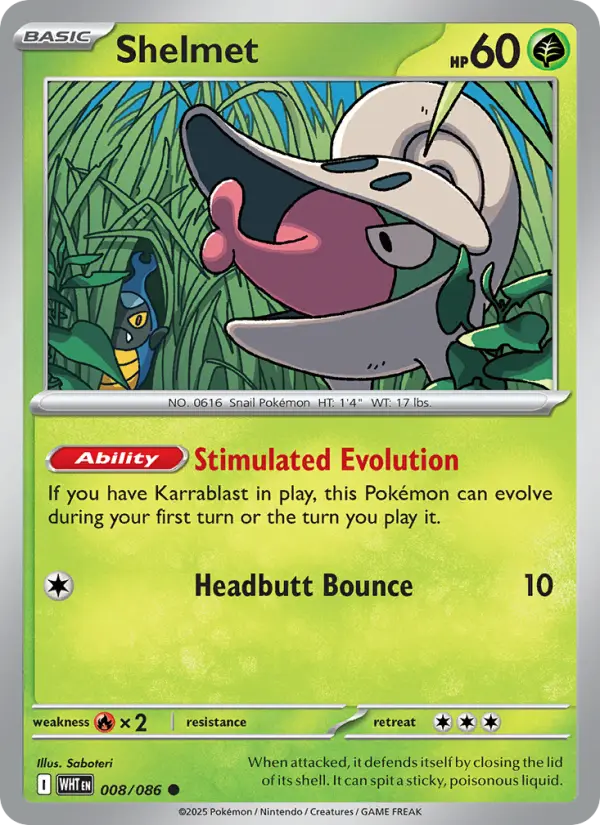 Shelmet — White Flare card #008
