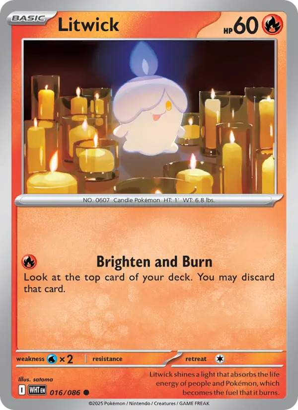 Litwick — White Flare card #016