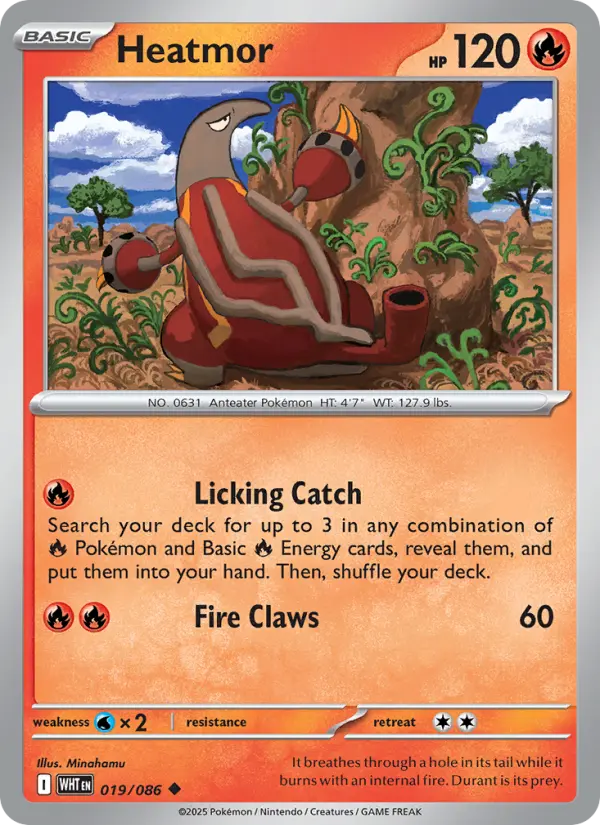 Heatmor — White Flare card #019
