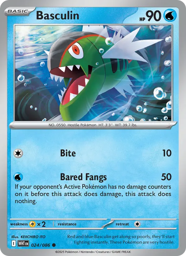 Basculin — White Flare card #024