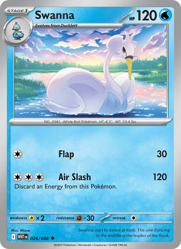 Swanna — White Flare card #026