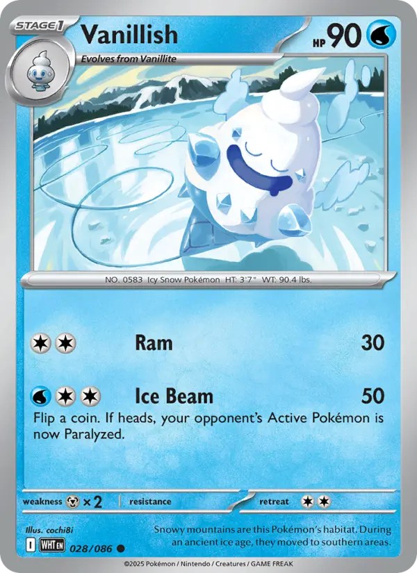 Vanillish — White Flare card #028