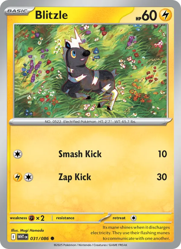 Blitzle — White Flare card #031