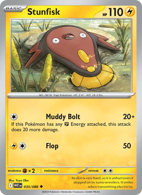 Stunfisk — White Flare card #035