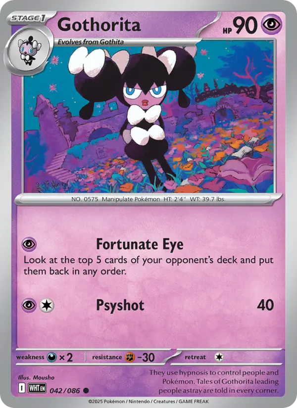 Gothorita — White Flare card #042