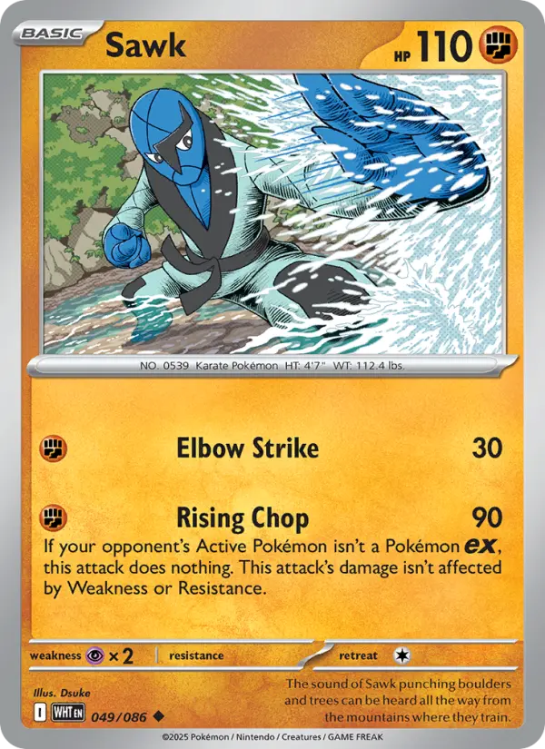 Sawk — White Flare card #049