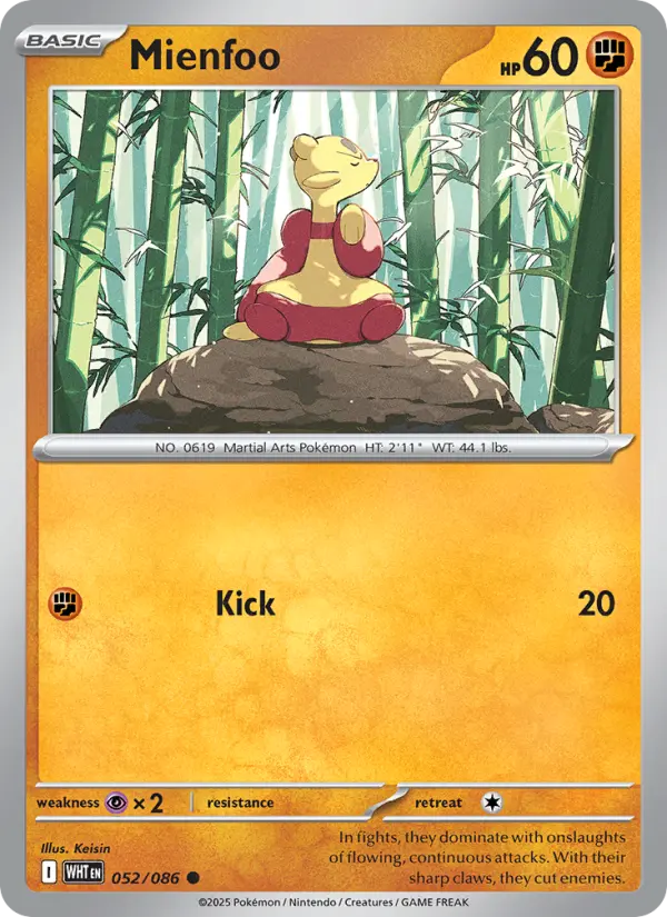Mienfoo — White Flare card #052