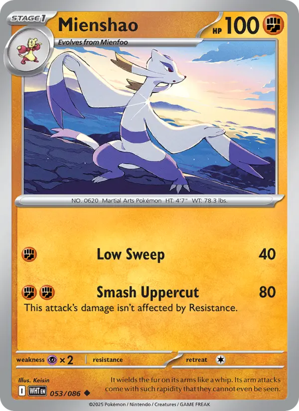 Mienshao — White Flare card #053