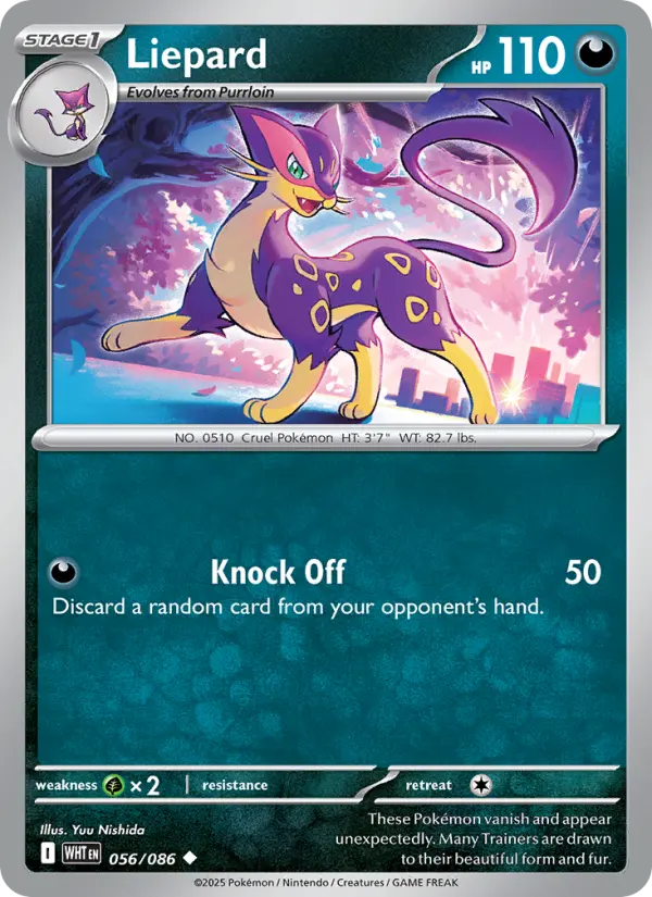 Liepard — White Flare card #056