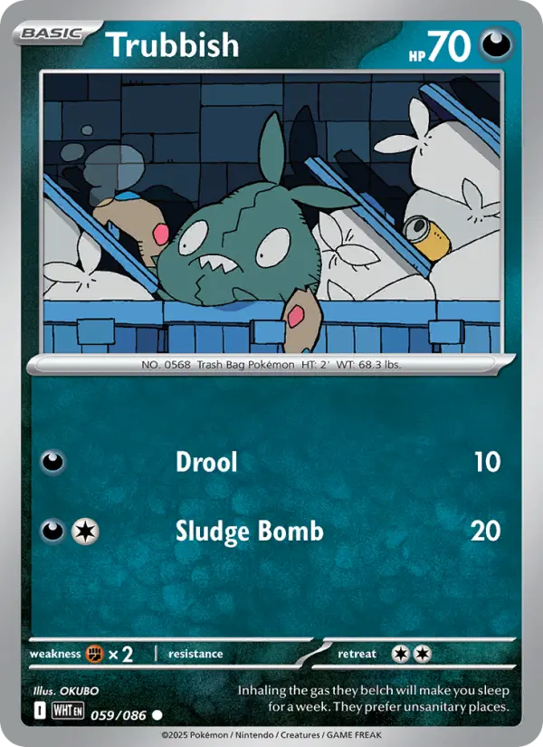 Trubbish — White Flare card #059