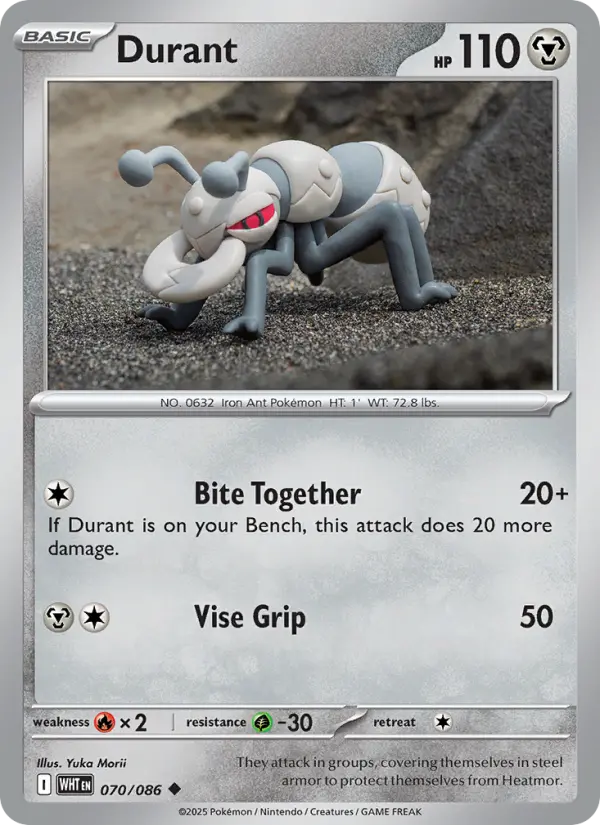 Durant — White Flare card #070