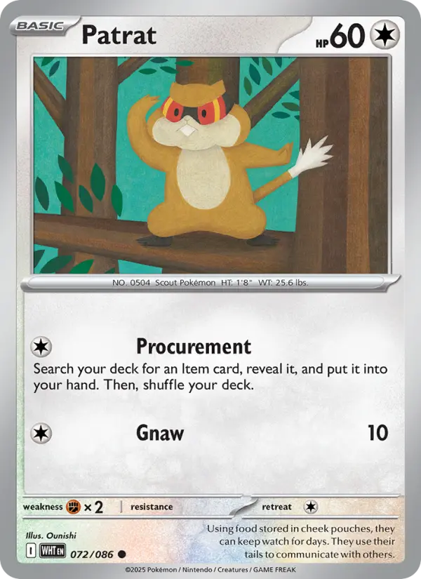 Patrat — White Flare card #072