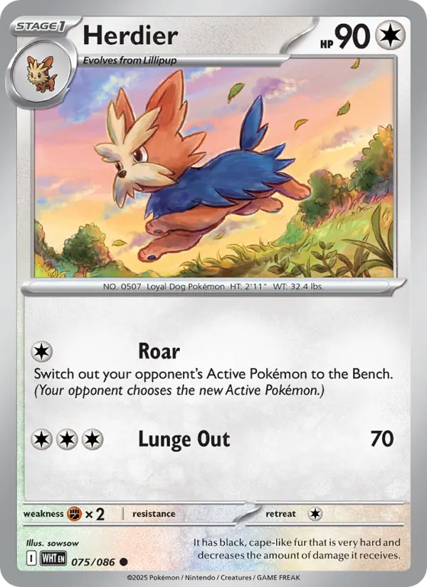 Herdier — White Flare card #075