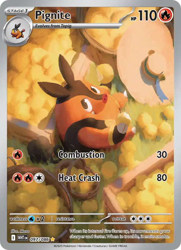 Pignite — White Flare card #097