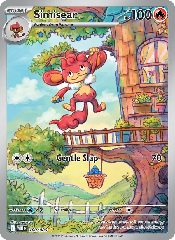 Simisear — White Flare card #100