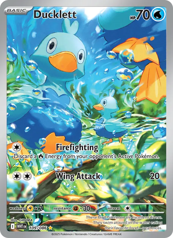 Ducklett — White Flare card #109