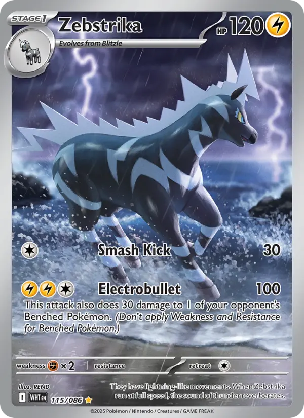 Zebstrika — White Flare card #115