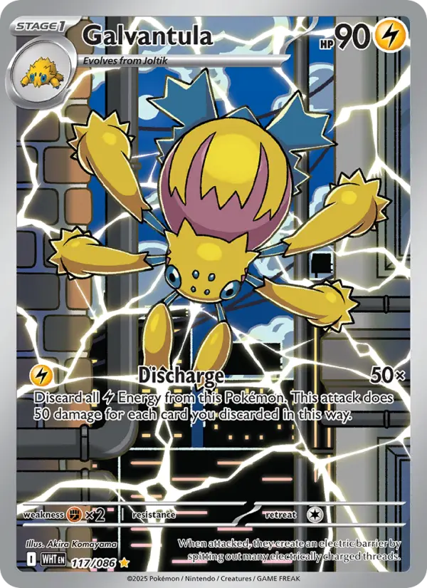 Galvantula — White Flare card #117
