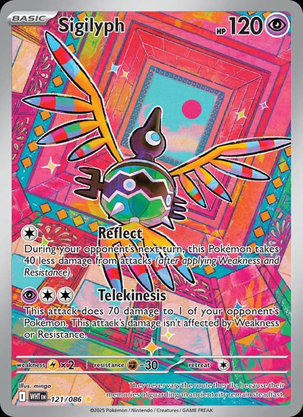 Sigilyph — White Flare card #121
