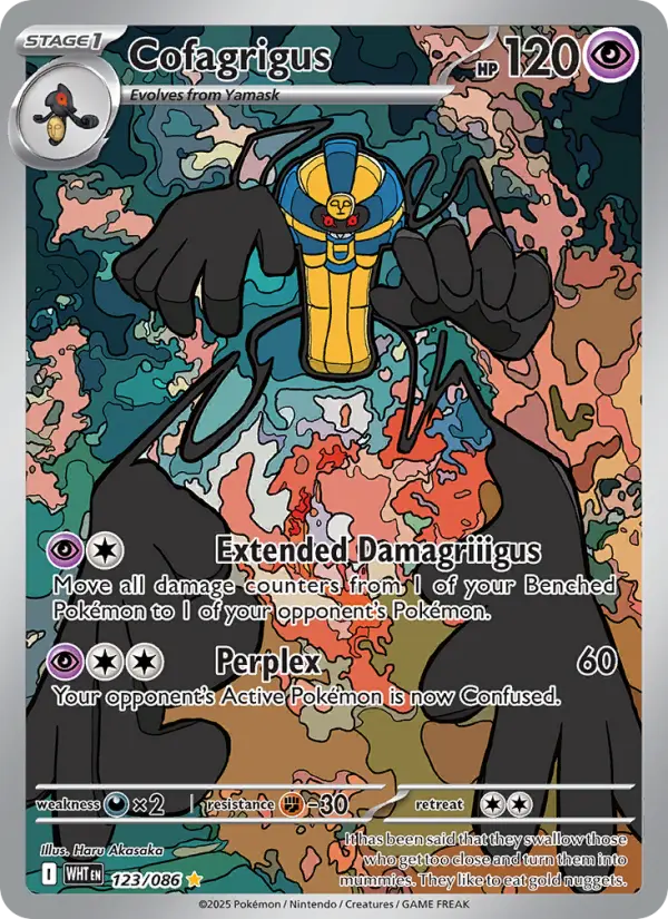 Cofagrigus — White Flare card #123