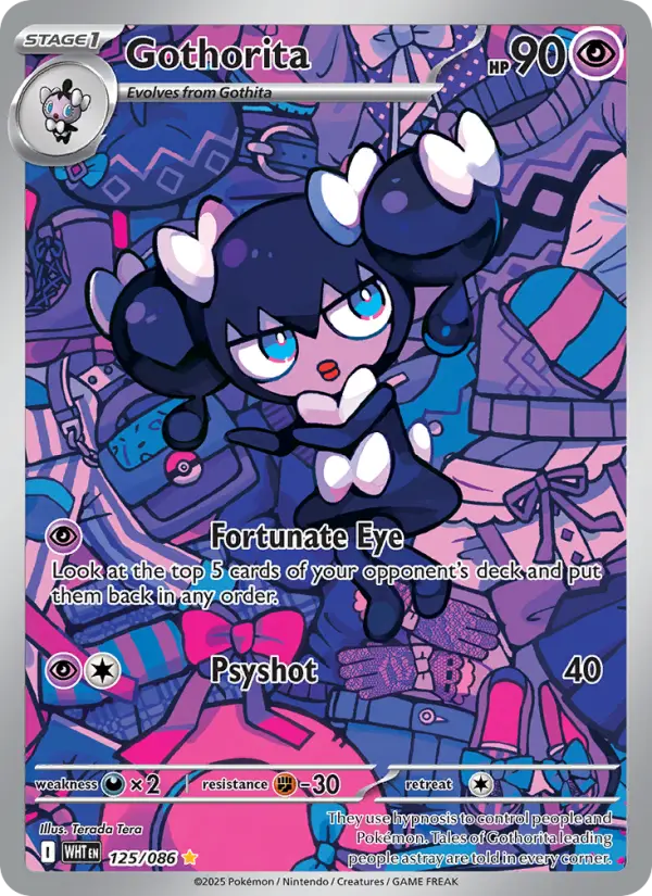 Gothorita — White Flare card #125