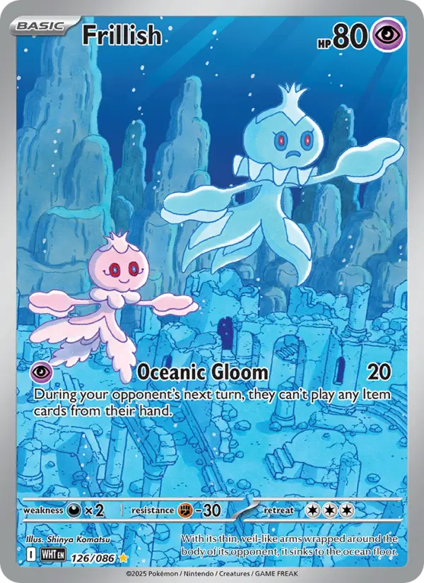 Frillish — White Flare card #126