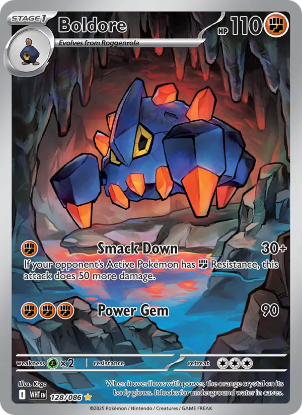 Boldore — White Flare card #128
