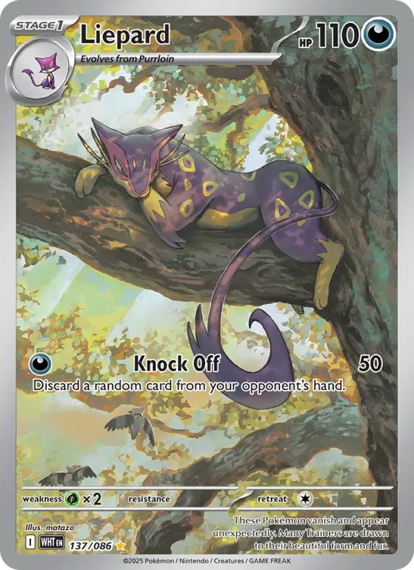 Liepard — White Flare card #137