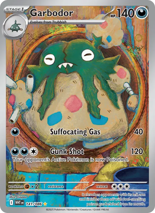 Garbodor — White Flare card #141