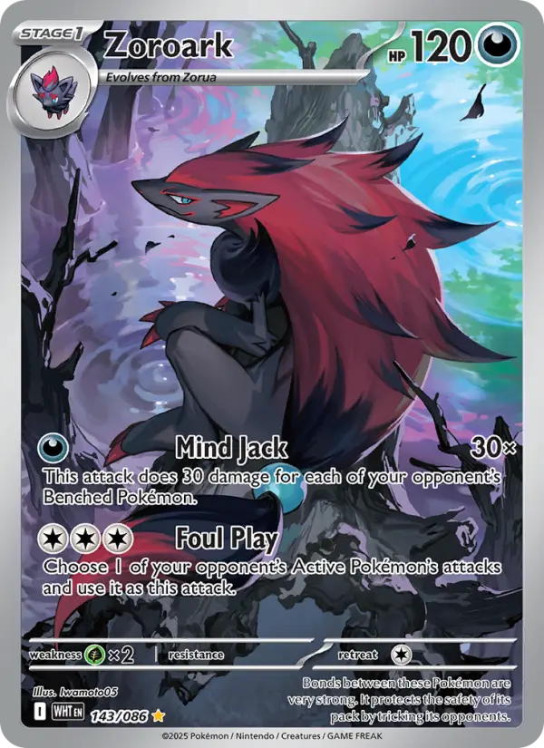 Zoroark — White Flare card #143