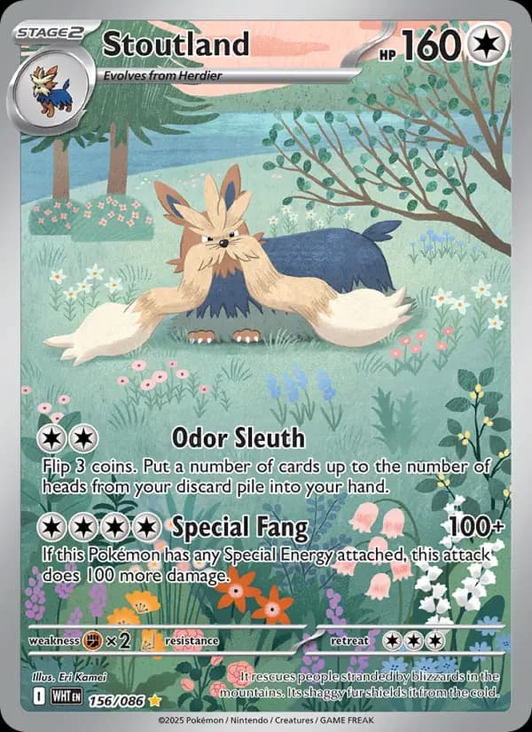 Stoutland — White Flare card #156