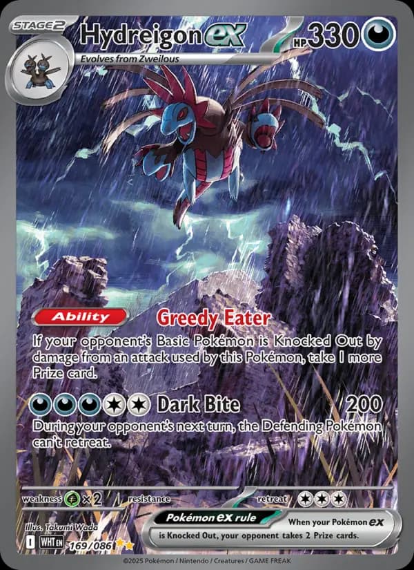 Hydreigon ex — White Flare card #169
