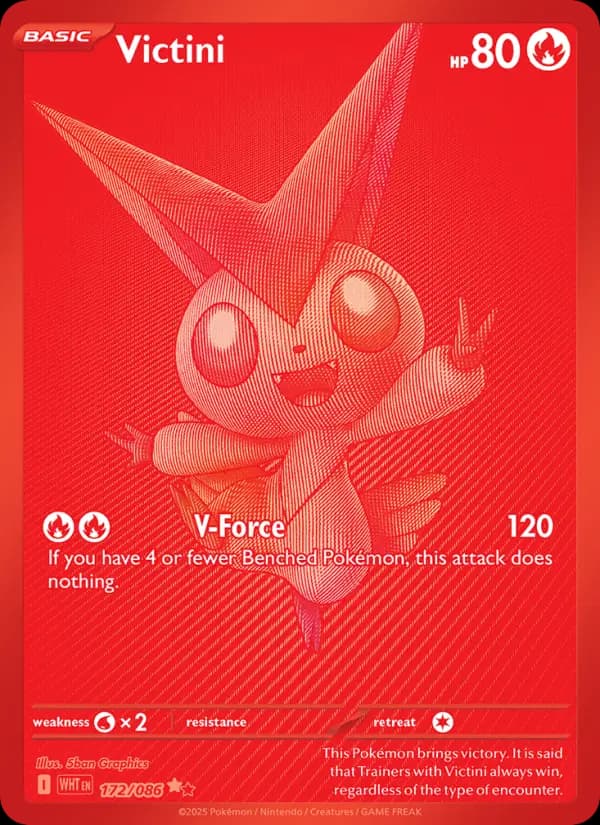 Victini — White Flare card #172