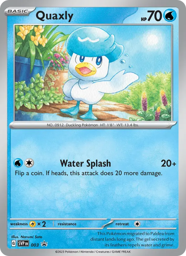 Quaxly — SVP Black Star Promos card #003