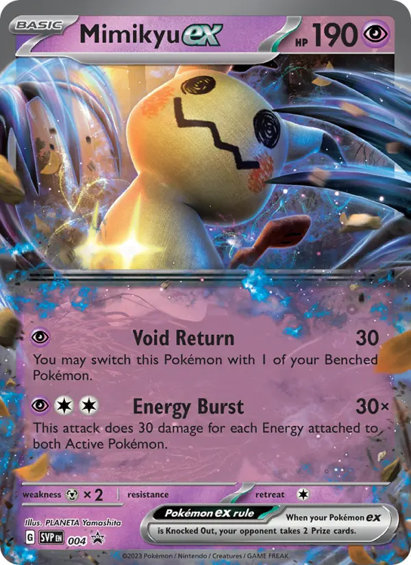 Mimikyu ex — SVP Black Star Promos card #004