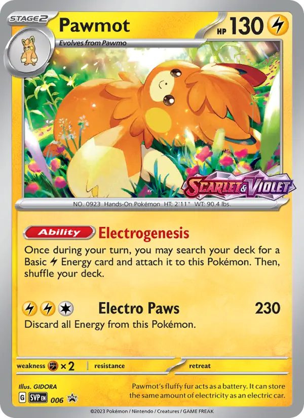 Pawmot — SVP Black Star Promos card #006