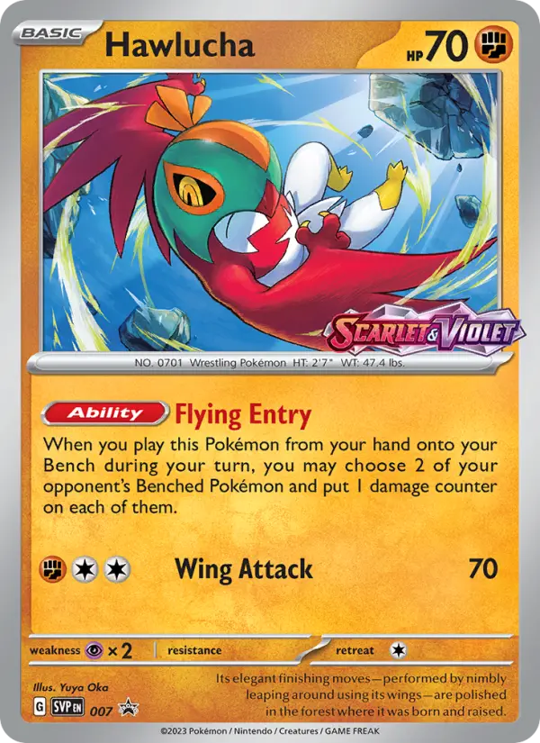 Hawlucha — SVP Black Star Promos card #007