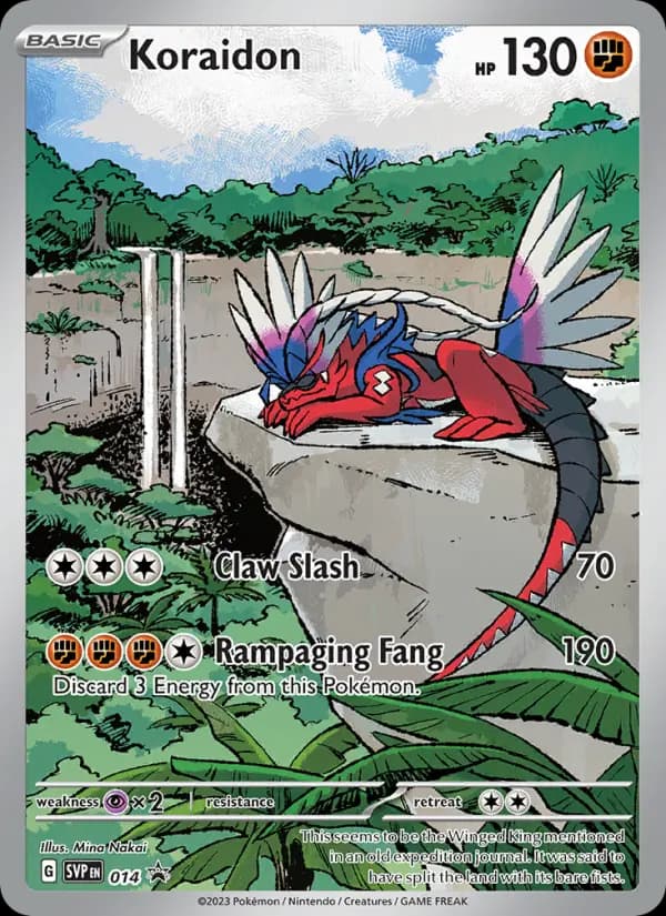 Koraidon — SVP Black Star Promos card #014