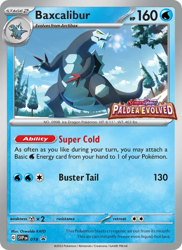 Baxcalibur — SVP Black Star Promos card #019