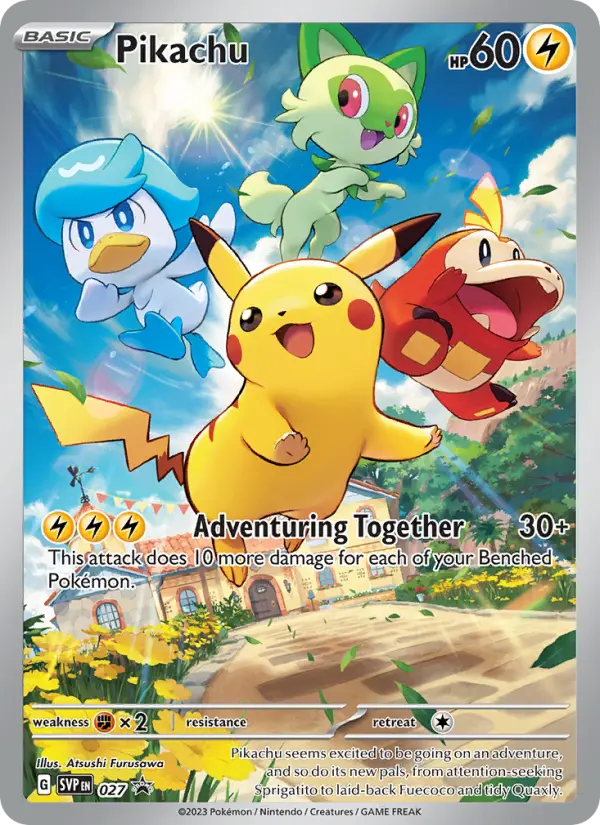 Pikachu — SVP Black Star Promos card #027