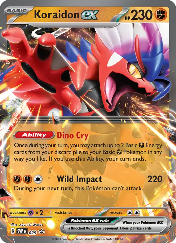 Koraidon ex — SVP Black Star Promos card #029