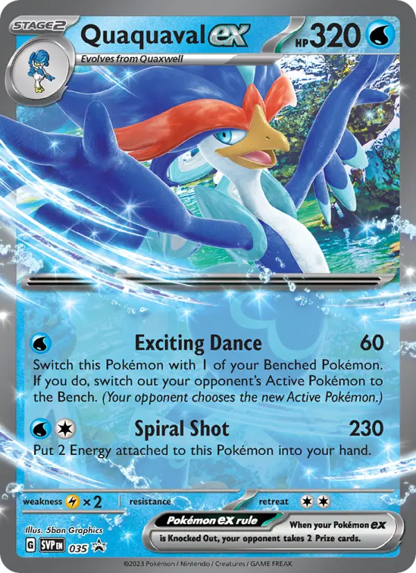 Quaquaval ex — SVP Black Star Promos card #035