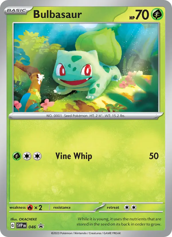 Bulbasaur — SVP Black Star Promos card #046