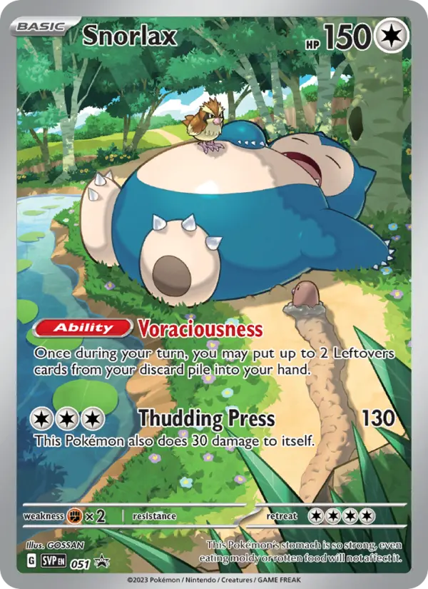 Snorlax — SVP Black Star Promos card #051