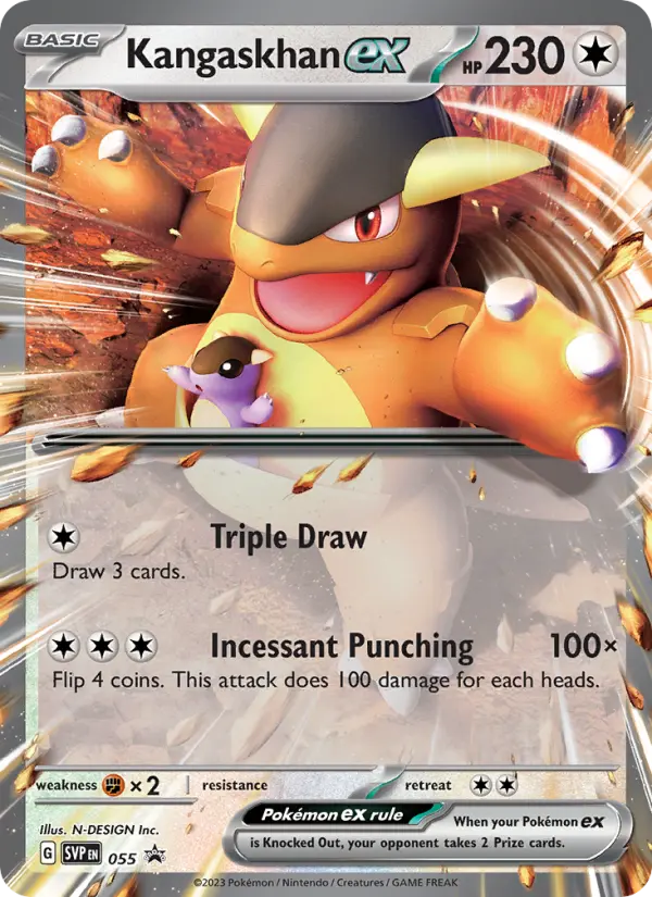 Kangaskhan ex — SVP Black Star Promos card #055