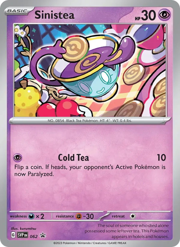 Sinistea — SVP Black Star Promos card #062