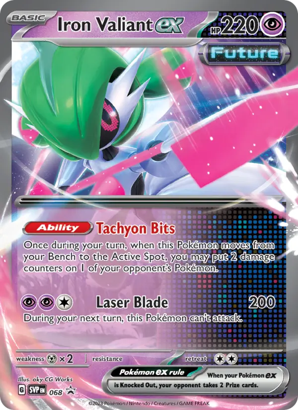 Iron Valiant ex — SVP Black Star Promos card #068