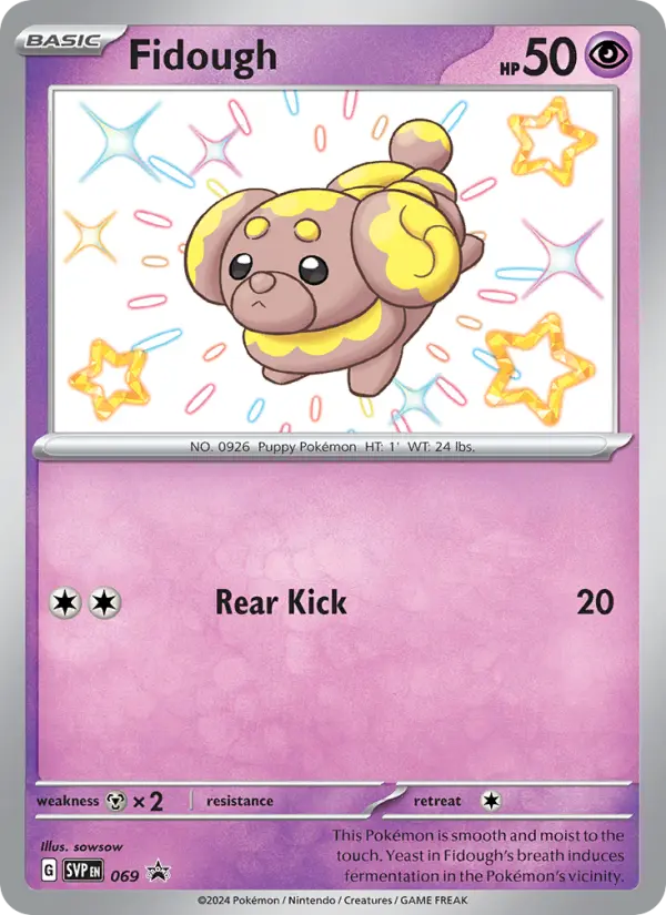 Fidough — SVP Black Star Promos card #069