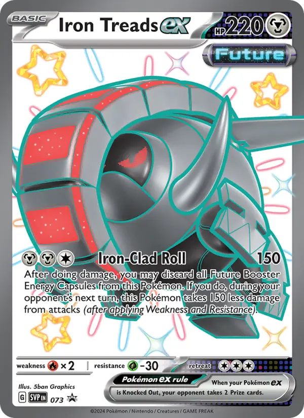 Iron Treads ex — SVP Black Star Promos card #073